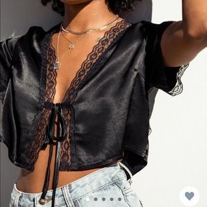 Princess Polly Vintage Tie Up Top